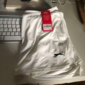 White slazenger skirt